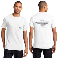 UNIQUELY GRADY-WHITE SHORT SLEEVE TEE