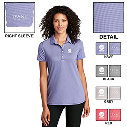 LADIES GINGHAM POLO