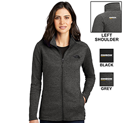 LADIES NORTH FACE SKYLINE FULL ZIP FLEECE JACKET