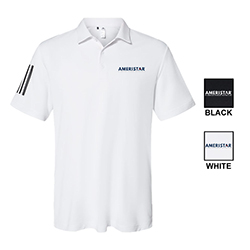 MEN'S ADIDAS FLOATING 3-STRIPES POLO