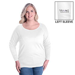 WOMEN'S CURVY SLOUCHY PULLOVER SWEATER