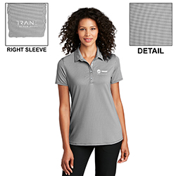 TR LADIES GINGHAM POLO