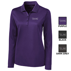 LADIES LONG SLEEVE SPIN ECO POLO